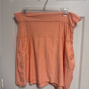 Peter Millar Orange and White Golf Skirt